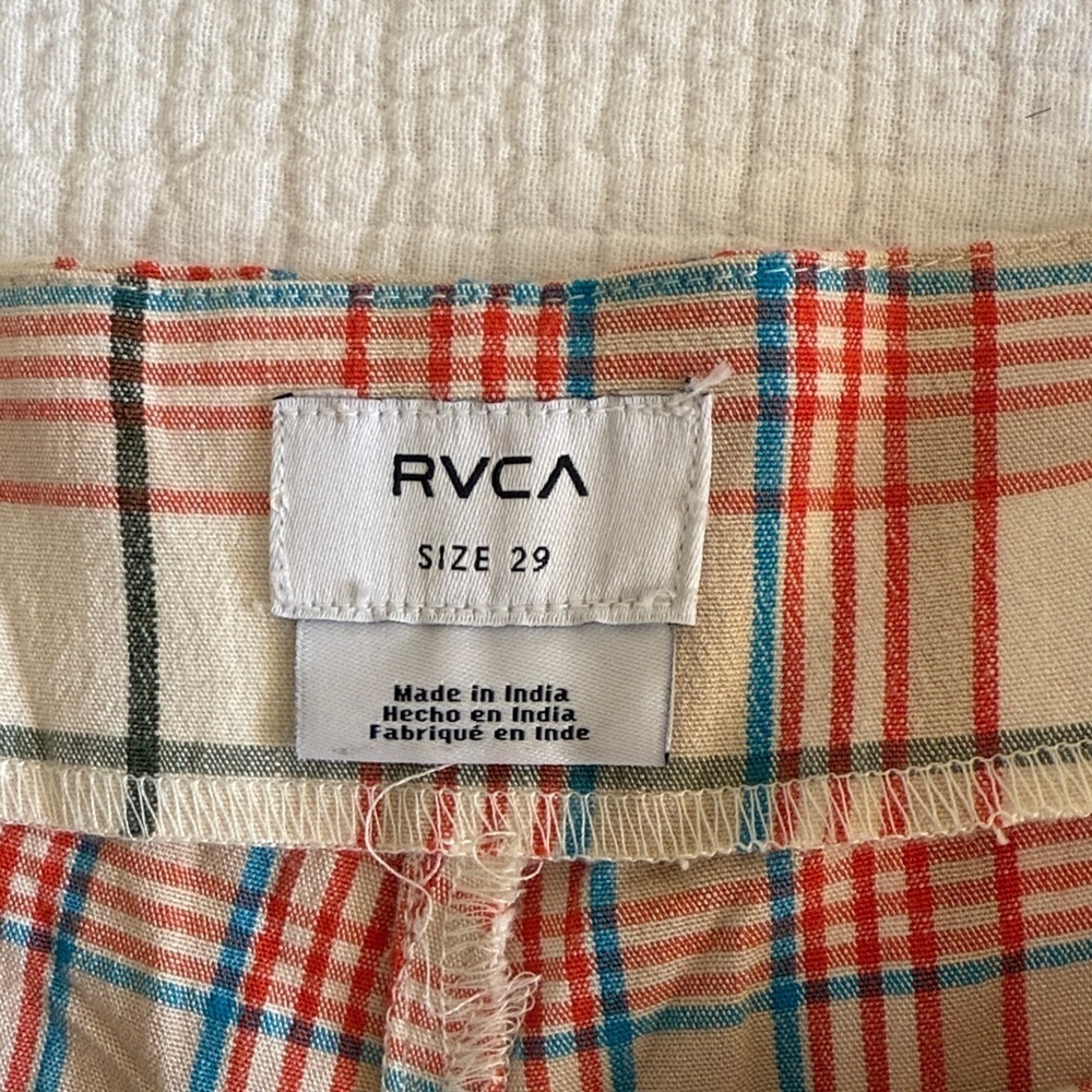 RVCA Multicolor Plaid Trousers / 29 - Picture 4 of 10